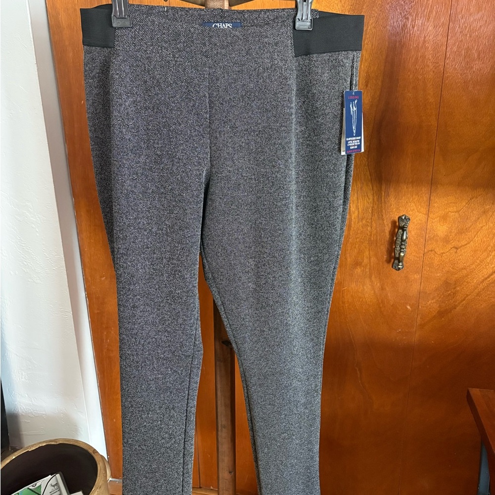 Chaps Heather Gray Leggings